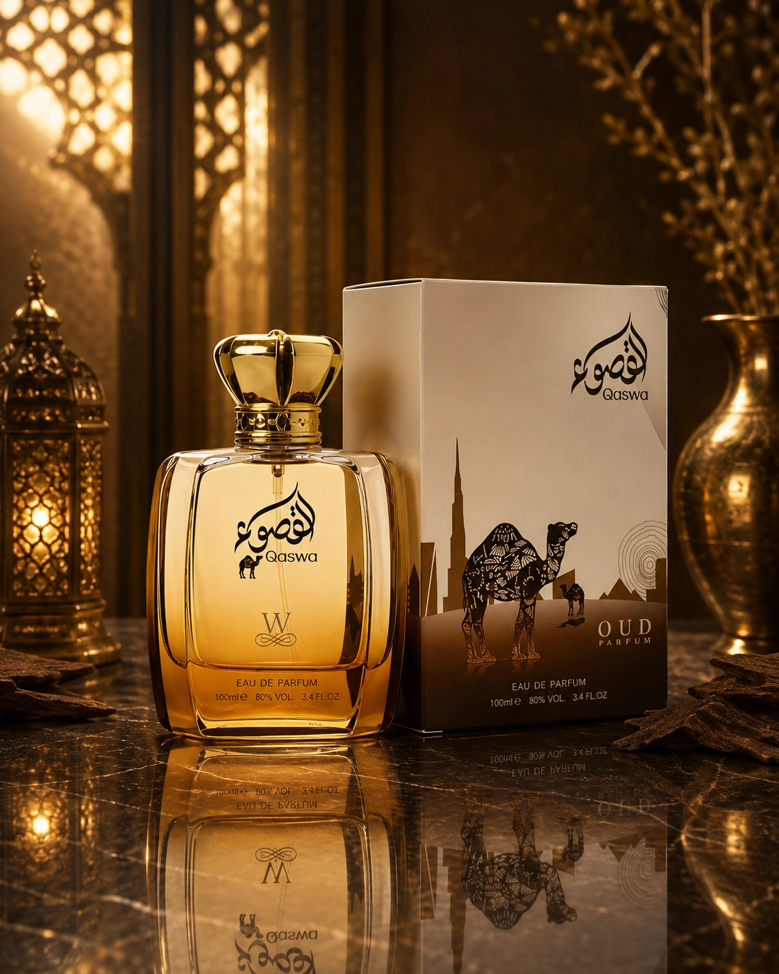 Qaswa Oud Eau de Parfum – 100ml - Image 2